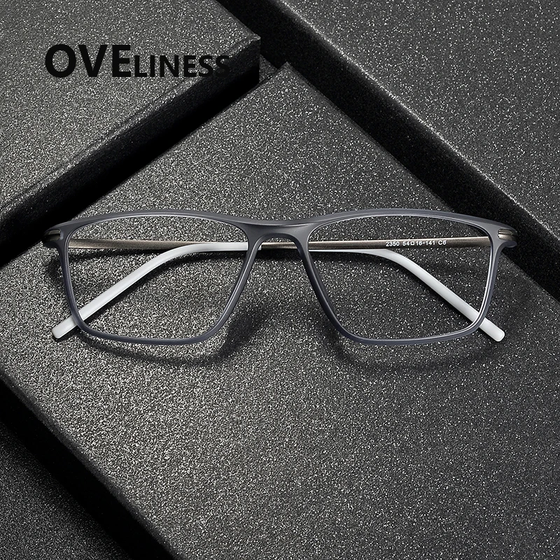 

β Titanium Eyeglasses Frame men women Ultra Light Square Men's Glasses Frame Acetate Titanium male Eyewear spectacles