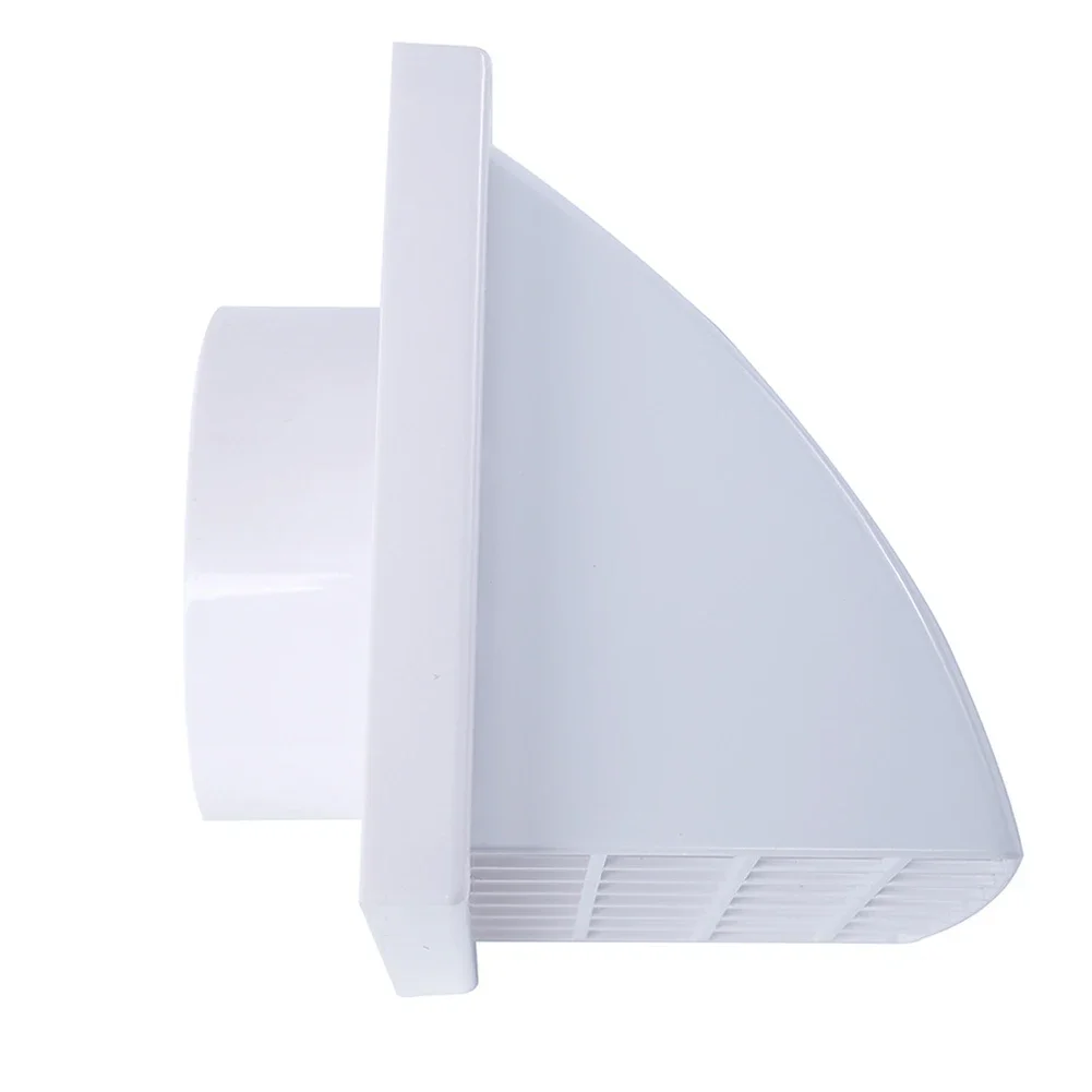 ABS-Ablufthaube, ABS-Lüftungsgitter für die Außenwand, wetterfester ABS-Kunststoff, verhindert Feuchtigkeitsaufbau für Dunstabzugshauben