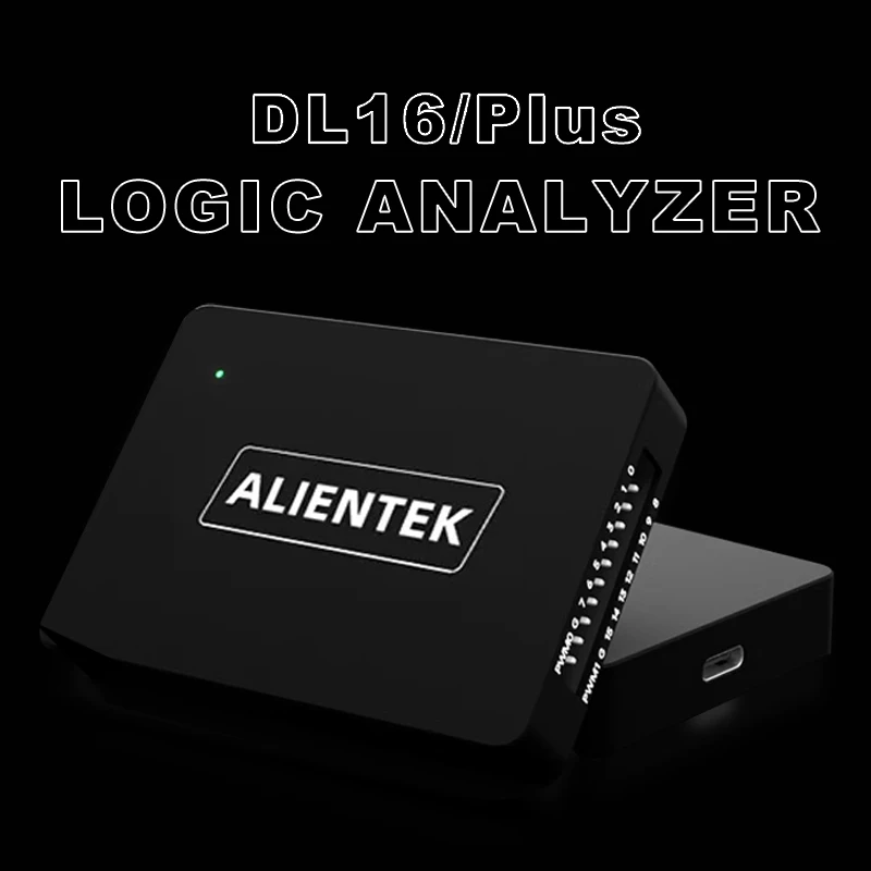 Analizador lógico DL16, 250MHz, frecuencia máxima de muestreo, 16 canales, herramientas de analizador lógico USB DSLogic, Software de de decodificación de protocolo de depuración ARM FPGA