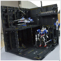 Anime Assembling Model HG RG MG PG Free Combination Frontline Bases Gnaku Maintenance Rack Cabin Nest Display Storage Rack