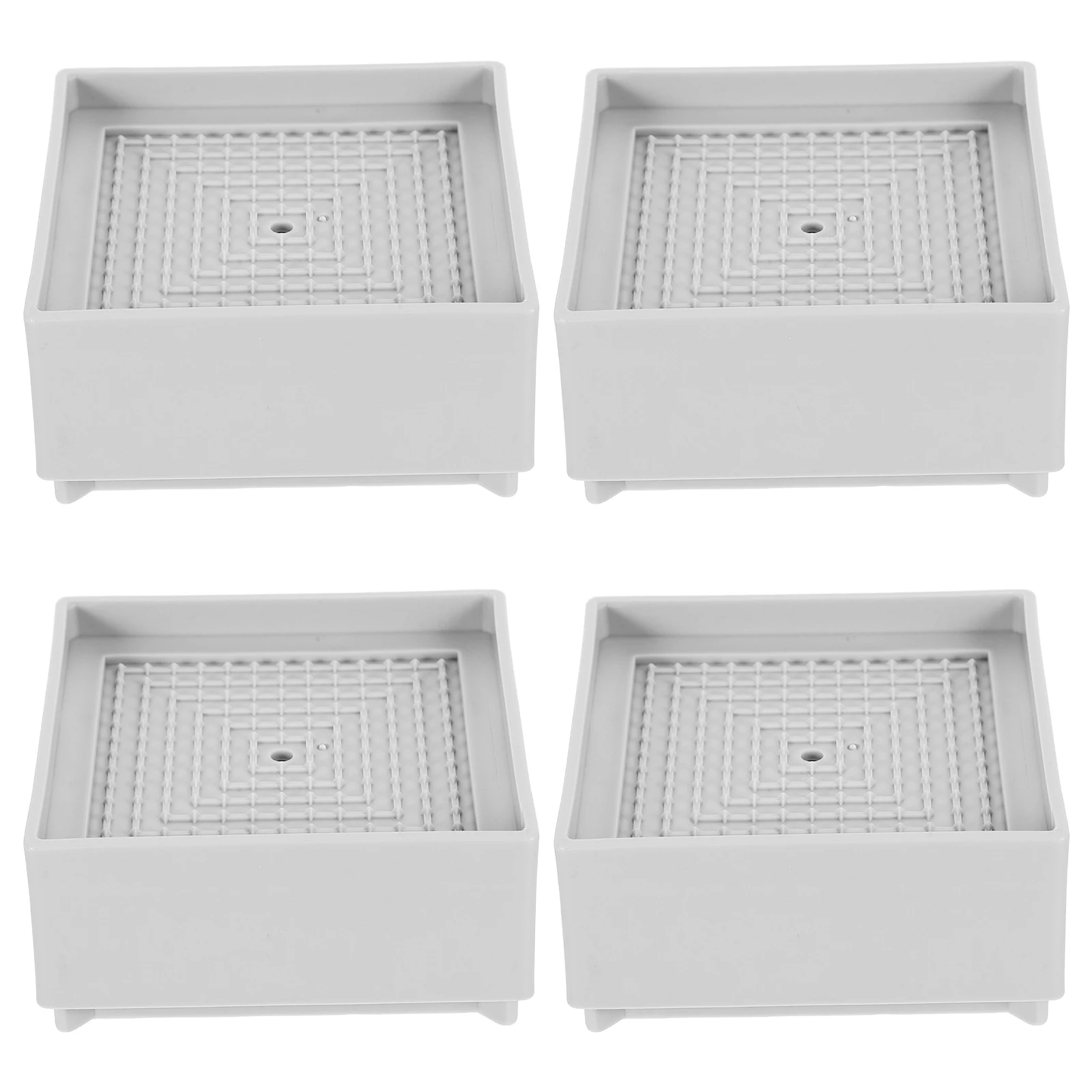 

4pcs Bed Leg Pad Riser Blocks Height Extend Furniture Support Non Slip Adjustable Sturdy Lifts Table Chair Coffee