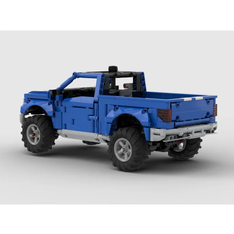

MOC-94752 Blue New Classic Cargo Truck Building Block Model 982 Parts MOC Creative Birthday Toy Gift for Boys and Children