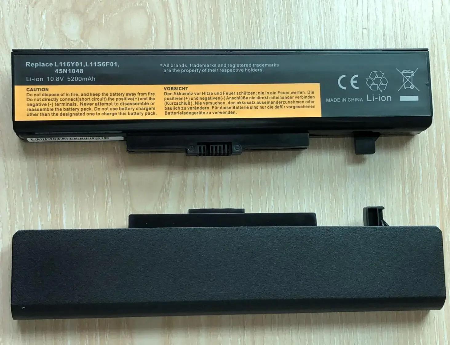 Laptop Battery for Lenovo Y580 Y480 G510 G580 G710 G480 Z480 Z580 Z585 L11M6Y01 L11L6Y01 L11L6F01 L11L6R01 L11N6R01