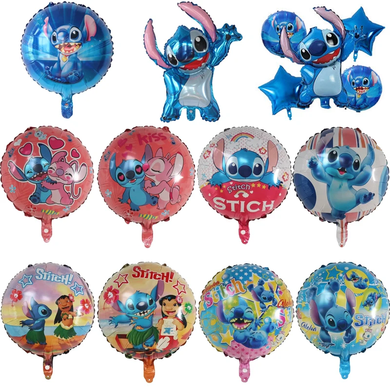 Disney Lilo & Stitch Balloon Theme Birthday 18 inch Balloon party decoration Balloon Set baby shower Kid Supplies toy Globos