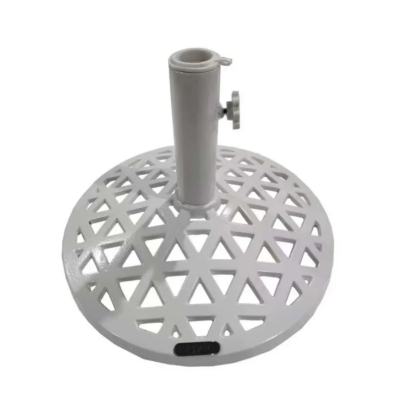 Outdoor Metal  seat Parasol cast iron base Roman  Sun  Marble umbrella seat Central column