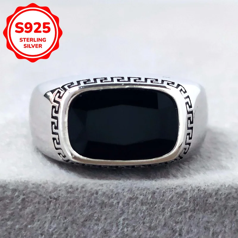 

1 Pc 8*12mm 925 Sterling Silver Ring, Eternal Promise Jewelry Gift, Meaningful Graduation Gift, Adult Gift, Gift for Your Lover.
