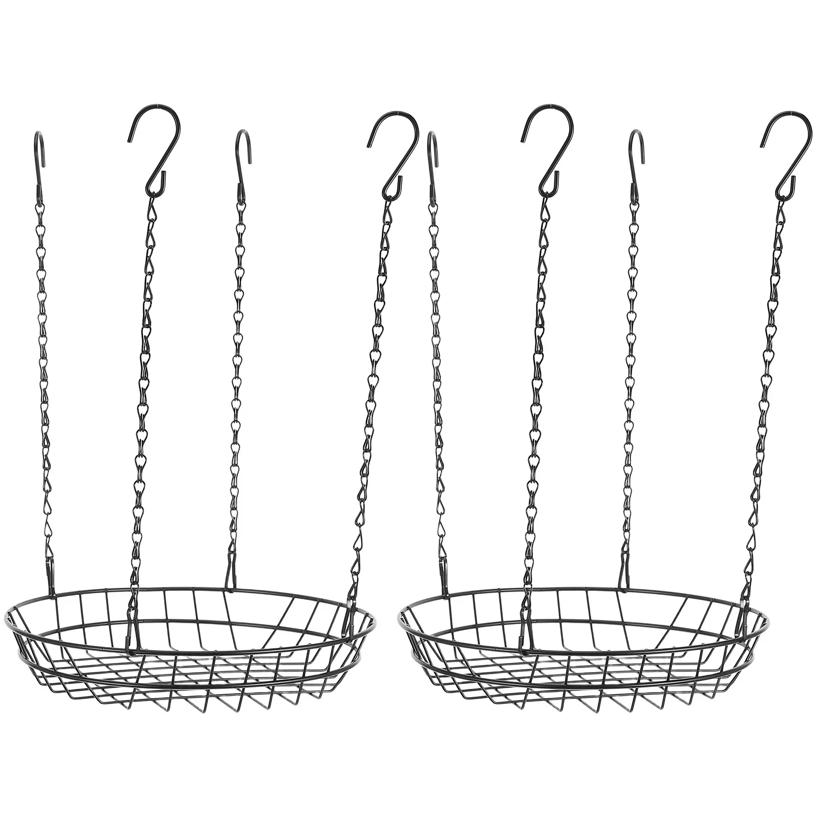 2Sets Adjustable Plant Pot Riser Stand Iron Narrow Frame Indoor Plant Lifter for Large Pots 12-18 Inch Height Adjustable Planter
