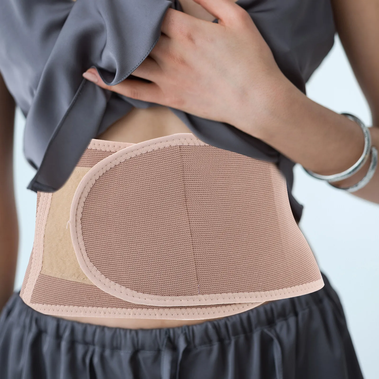 

Waist Protective Belt Warmth Waist Protector Lumbar Support Strap Winter Waistband Comfortable Adjustable Back Brace for Men