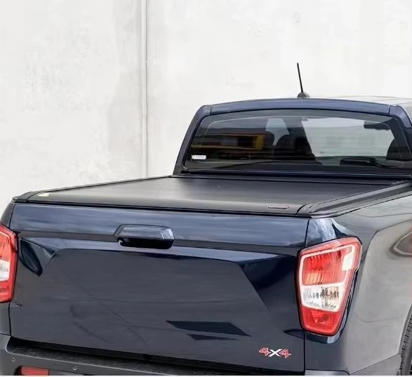 

New Design SsangYong Rexton Sport Khan Retractable Lid Roller Shutter Cover for Pickup Truck UTE Waterproof Anti-rusted Locking
