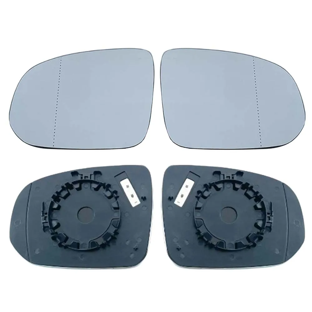 عدسة مرآة الرؤية الخلفية ساخنة بزاوية واسعة للسيارة فولفو XC60 2018 2019 2020 2021 2022 2023 مع ملحقات نموذج علامة النقطة العمياء