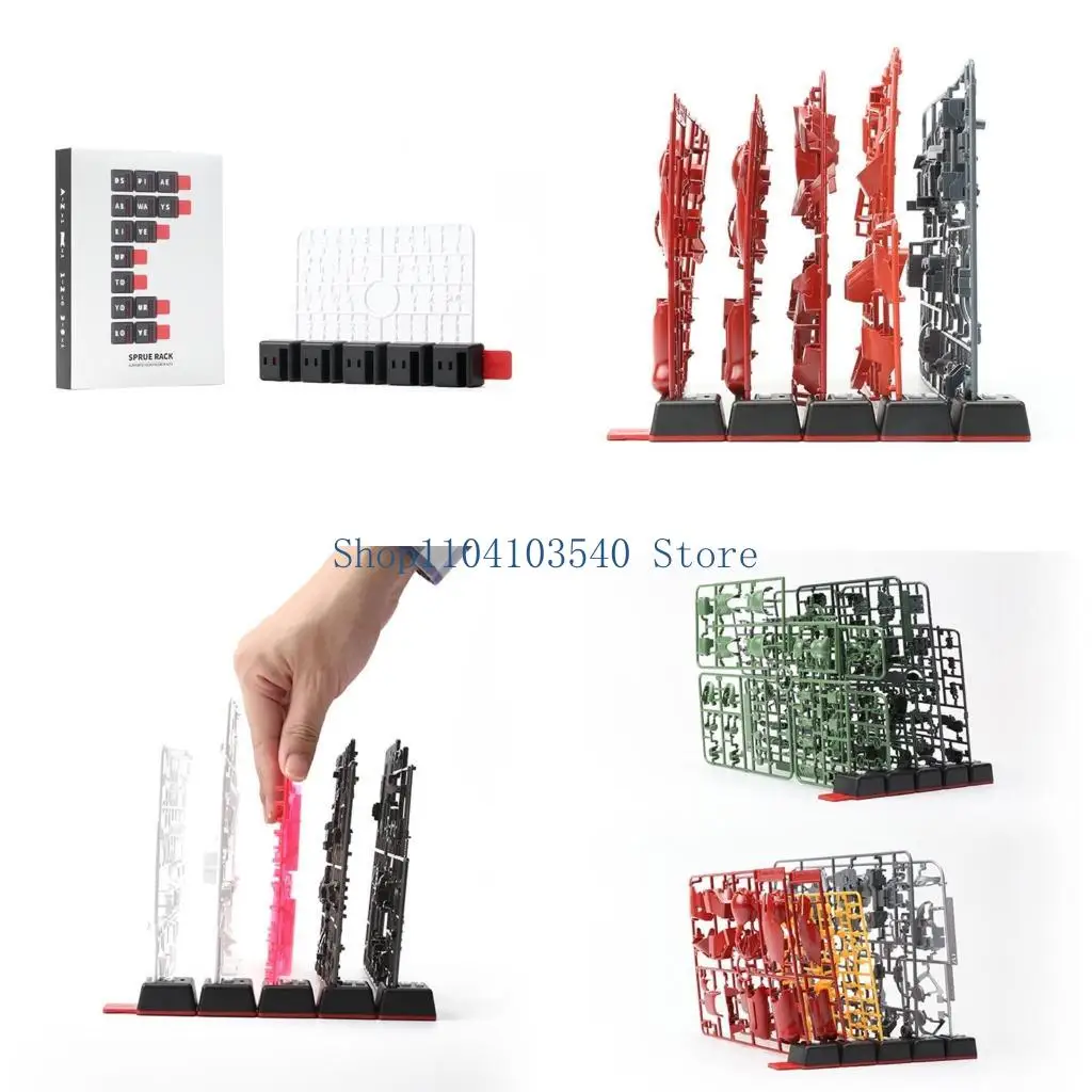 

02DC Простая в сборке стойка для хранения деталей модели. Органайзеры для деталей модели. Экономия места для организации мелких