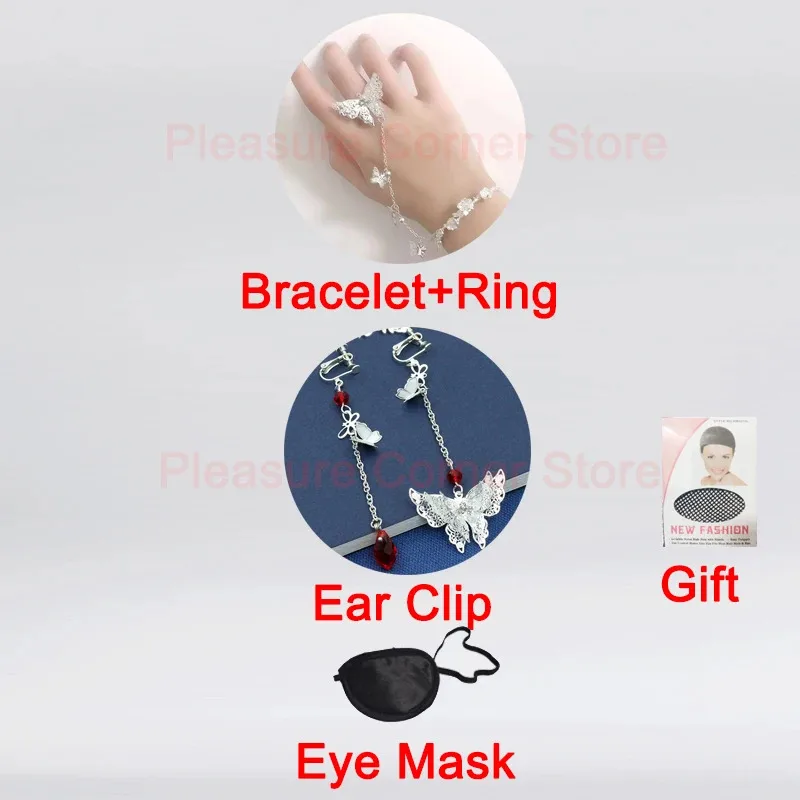 هوا تشنغ سان لانج شعر مستعار السماء المسؤولين نعمة تأثيري تيان غوان Ci فو تأثيري شعر مستعار أسود Huacheng مقاومة للحرارة شعر مستعار اصطناعي