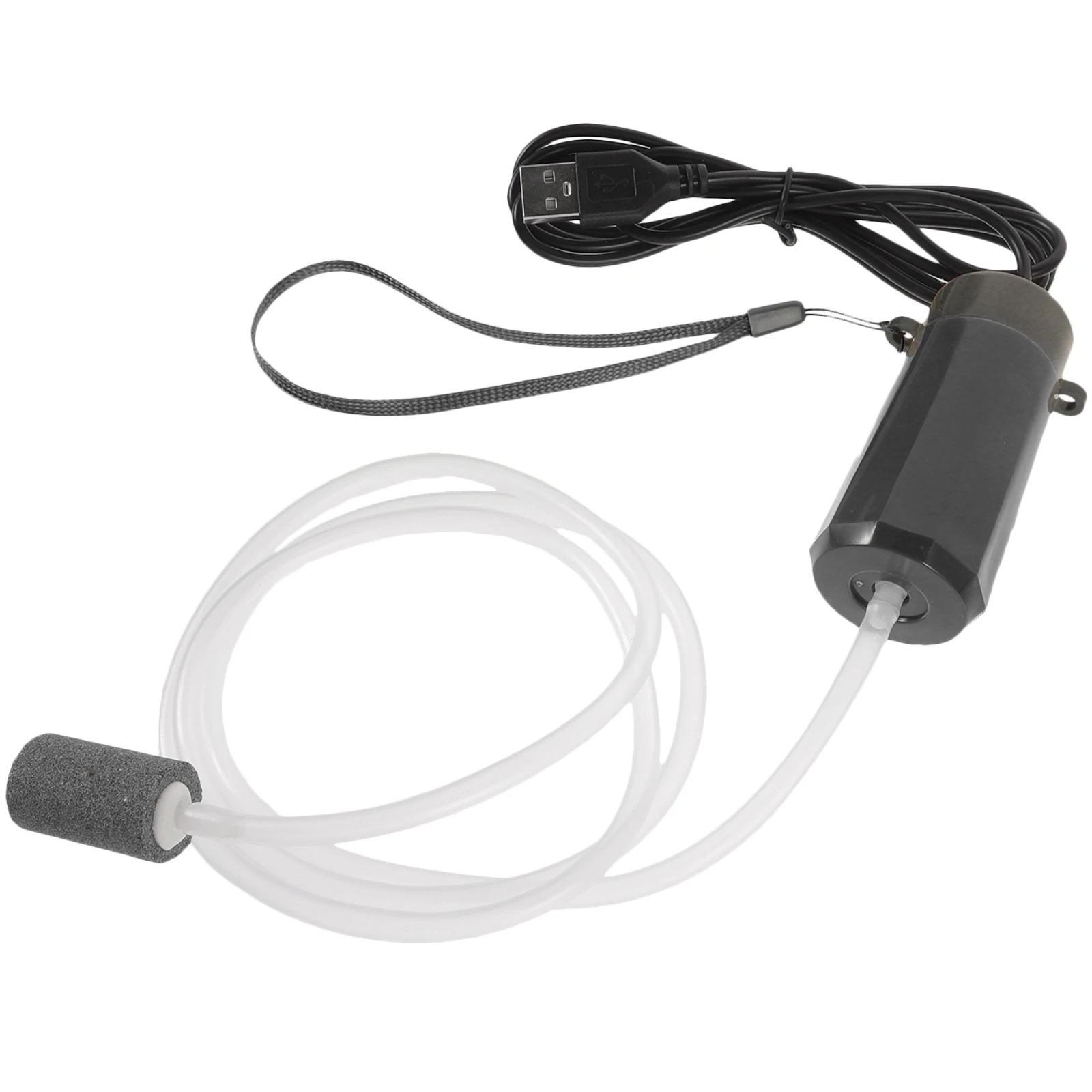 

USB Oxygen Pump Portable Silent Fish Tank Air Pump Durable ABS Aquarium Aerator for Quiet Environment Fish Tank Bubbler