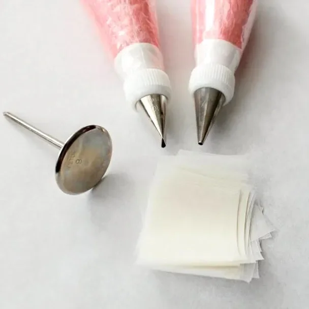 500pc Decorating Paper Cream Cake Icing Piping Flower Wedding Pastry Tool Kitchen Baking Disposable Accessories parchment paper