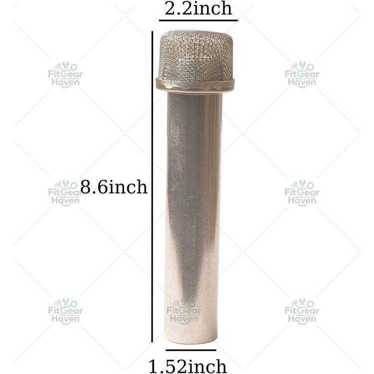 Sprayer 695/1095/7900 aluminum direct suction pipe with stainless steel suction mesh