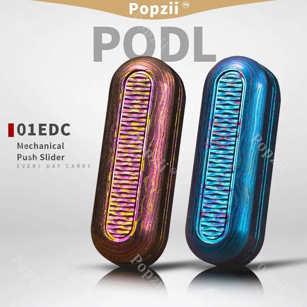 01EDC POD-L Versione meccanica Zircuti Edizione limitata 6 Esperienze Giocattoli antistress Push Slider Giocattolo di decompressione per adulti