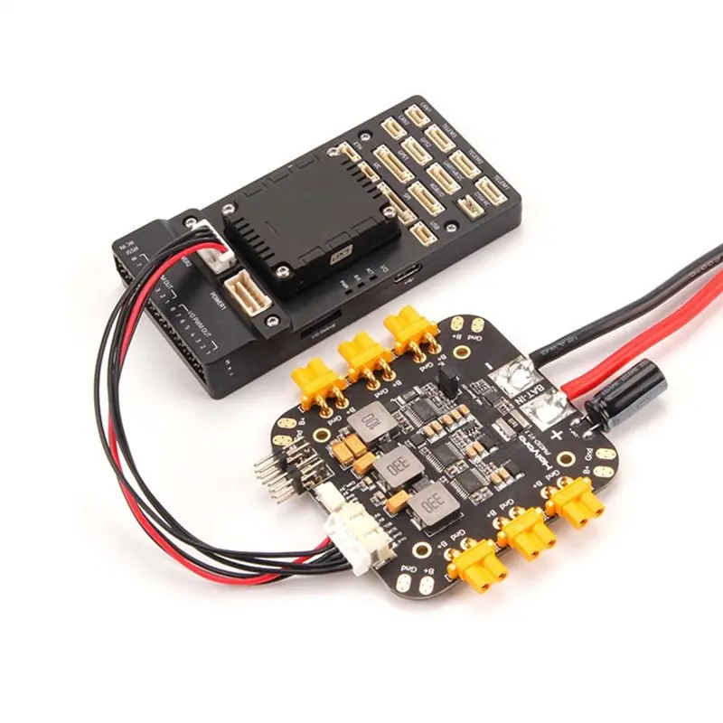 O módulo de potência PM03D utiliza monitor de potência IIC com conector XT30 para peças de drone RC FPV