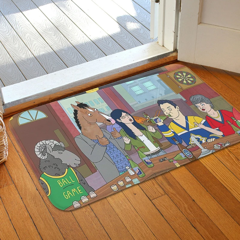 Hallway Porch Foot Mat Non-slip G-Bojack Horseman Kitchen Bedroom Rug Slip-resistant Entrance Door Doormat Balcony Carpet