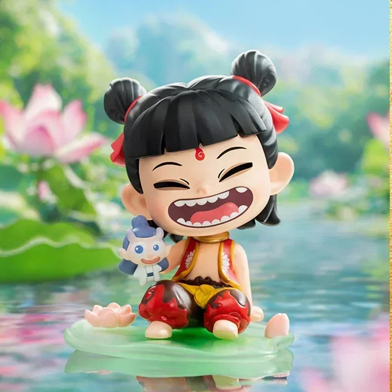 POP MART NeZha 2 Born Bonds Series Blind Box Toys Kawaii Anime Action Figure Caixa Caja Surprise Mystery Box ตุ๊กตาสาวของขวัญ