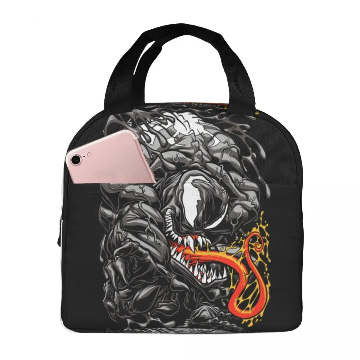 For Work LIQUID TERROR - MADFAB Durable Waterproof Unique Marvel Venom The Last Dance Food Box For Men Kid Food Container