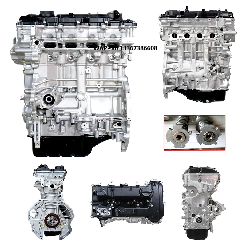 Original Korea Car Engine Assembly 2.0L G4NC Auto Parts Engine Long Block Elantra I40 IX35 4Cylinder Engine Complete