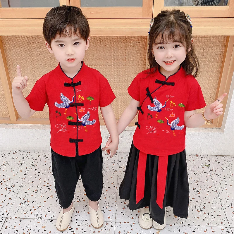 Children's Hanfu, Boys' Chinese Style, June 1 Summer Performance Clothes, Republic of China Style, Tang Style, Traditional