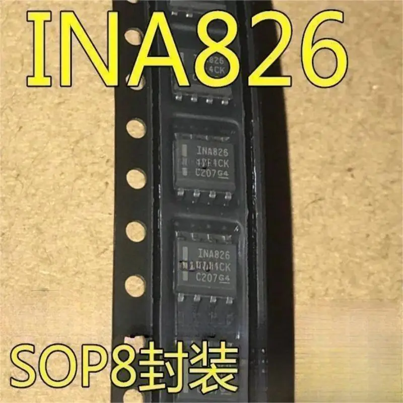 

20PCS New original INA826AIDR INA826AID INA826 SOP-8 instrument amplifier IC chip