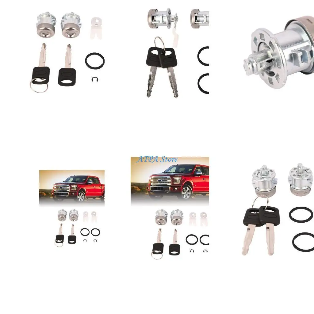 

U13C Car Door Lock Cylinder Lock With Keys for F350 F150 F250 Super Duty