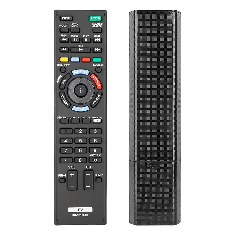 Control Remoto RM-YD103 Compatible con Televisores Sony KDL-32W700B KDL-60W630B XBR-55X800B KDL-50W829B KDL32W700B KDL-40W580B