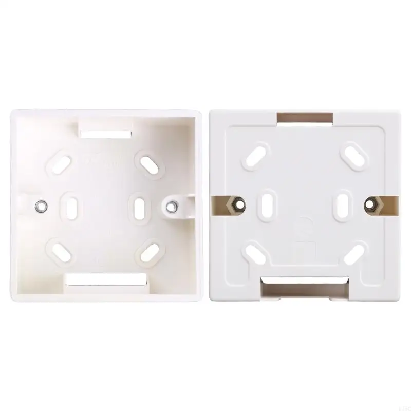 Hộp nối được gắn trên tường U75C màu trắng PVC 86 Loại công tắc tường để bảo vệ