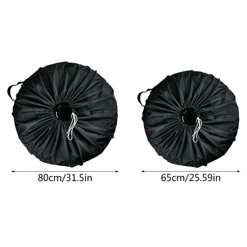 Universal Car SUV Tire Cover Case Spare Tire Wheel Bag Tyre Spare Storage Cover Tote Polyester Oxford Cloth Polyester Taffeta