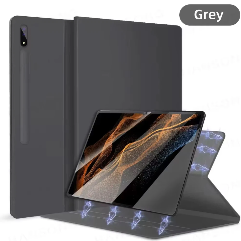 DUNNO Für Samsung Galaxy Tab Fall Für S7 S8 S9 11 S7 Plus S7 FE S8 Plus S9 Plus 12,4 S9 Ultra 14,6 Stift Halter Magnetische Abdeckung 5