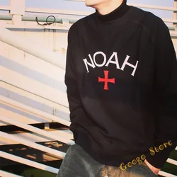 Letter Printing Logo O-Neck High Quality NOAH Pullover Hoodies Men Women Simple Oversize Multicolor Classic New NOAH Sweatshirts