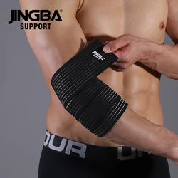 1 Pcs Adjustable Weightlifting Elbow Protector Elastic Straps For Fitness Bodybuilding Gym Workout Training Support Elbow Pads B