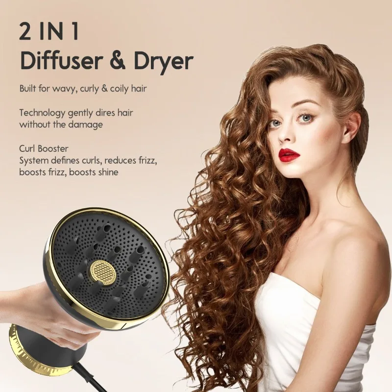 Hair Dryer Diffuser Cover Wind‑speed Enlarged Drying Accessory For Curly Hair Styling Household