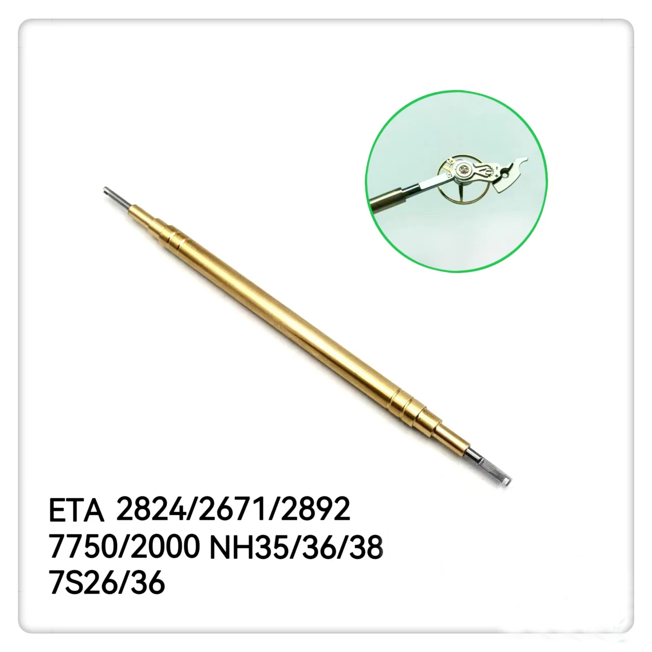 

E28F Sturdy Stainless Steel And Coppers Balance Wheel Tool Sturdy Watch Repair Tool For Watchmakers And DIY Enthusiasts