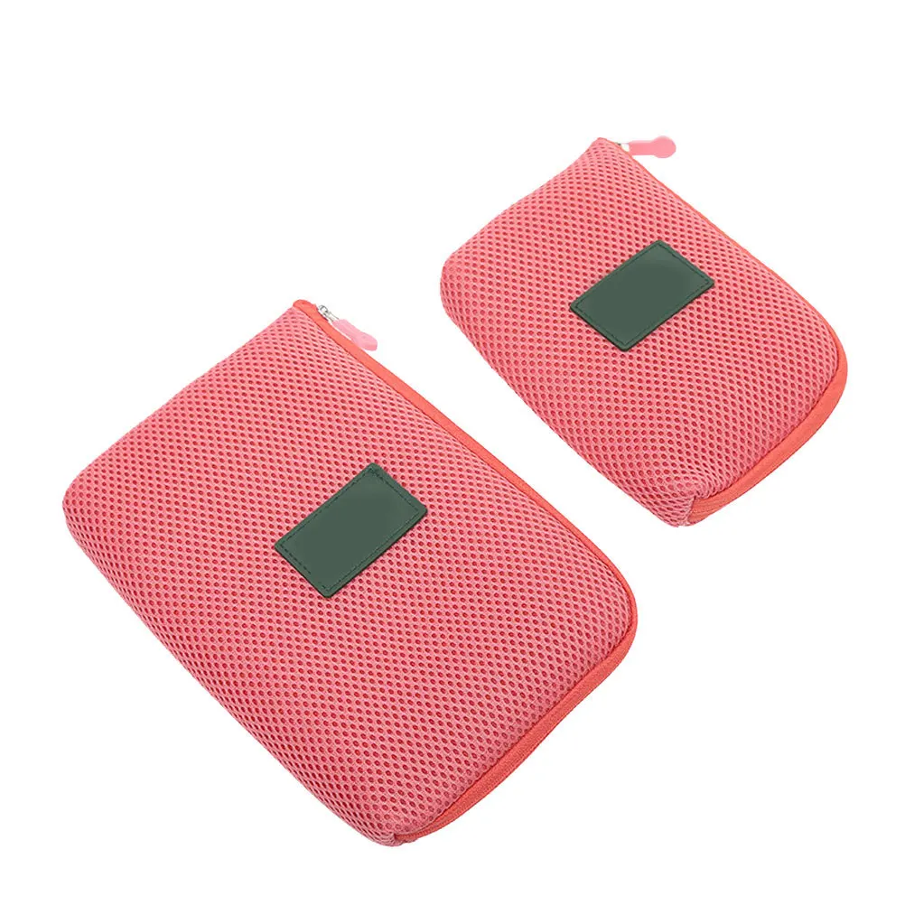 

Shockproof Digital Storage Case Watermelon Red Large Size Travel Pouch Cable Organizer Earphones Mouse Bag