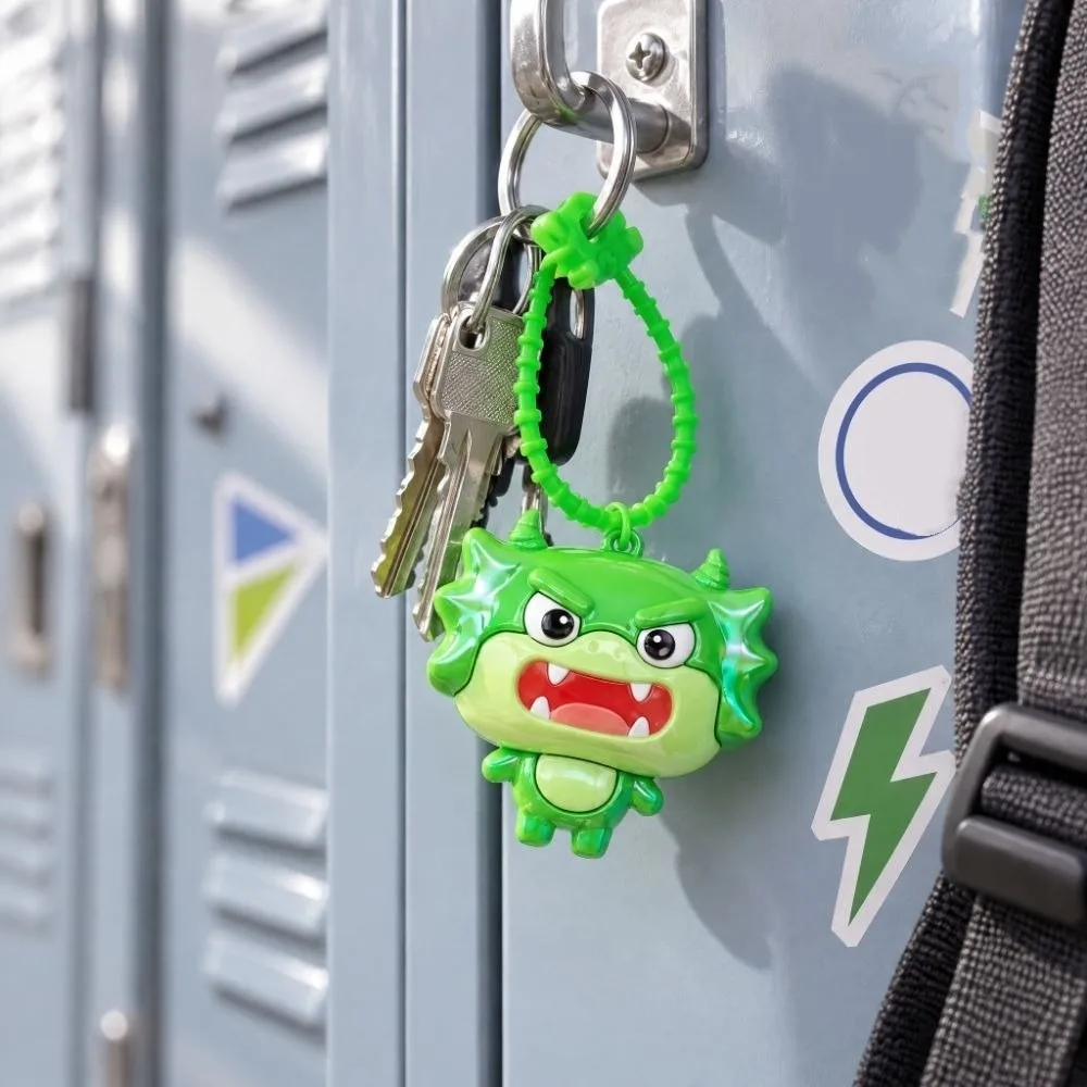 Fidget Shake Activated Squeaky Keychain Beeping Sound Portable Fidget Cute Cartoon Sound Keychain Kids