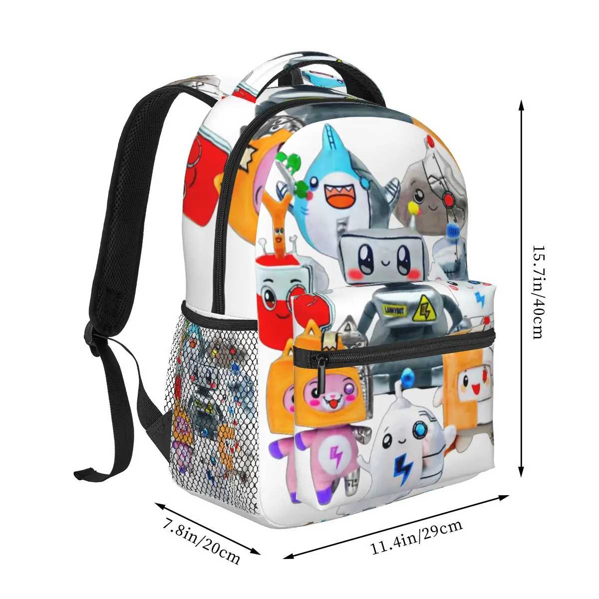 Rocky Lankybox Lanky Box Backpack Student Boys Girls BookBag Children School Bag Computer Shoulder Bags for Men Women