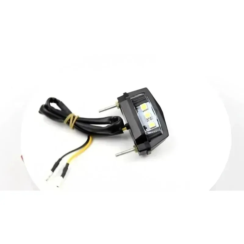 For Chopper Cruiser E24 3 LED Motorcycle License Plate Light Mini Rear Light License Plate Lamp Pit Dirt Bike New