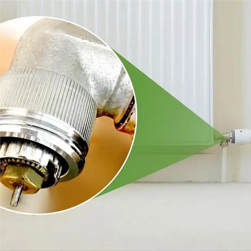 TKOH-Heating Thermostats M30 X 1.5 Radiator Valve Adapters(2 Sets), Steel Design With Screws And Hex Wrenches Included Head