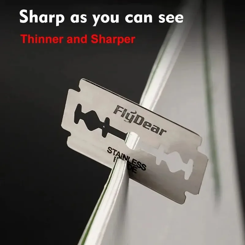 10-100PCS Männer Rasieren Rasiermesser mit Klinge Splitter Klapp Rasieren Messer Gesichts Haar Edelstahl Rasiermesser Halter rasieren
