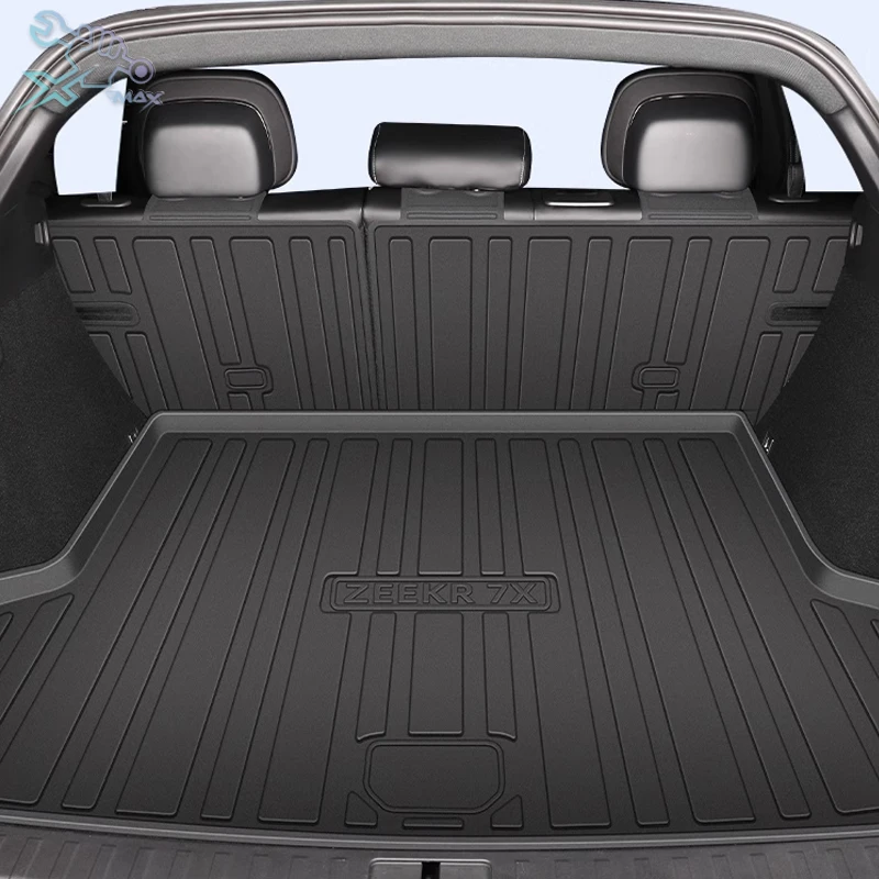 For ZEEKR 7X 2025 TPE Custom Fit Car Trunk Mat All Season Black Cargo Mat 3D Shaped Laser Measured Trunk Liners