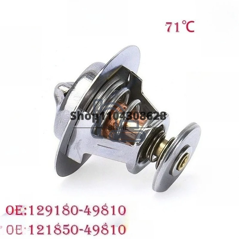 71℃ 121850-49810 129180-49810 For Yanmar 4D94E 4TNE94 4TNE98 4TNV94 4TNV98 4D98E Engine Thermostat