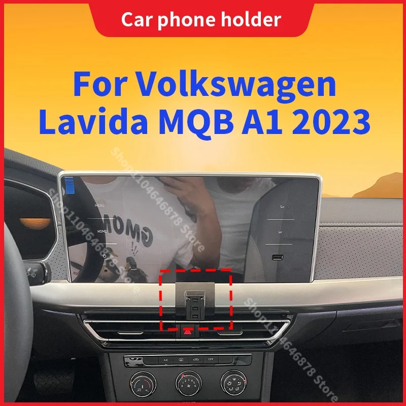 Suporte para Telefone de Carro com Carregamento Sem Fio Magnético para Volkswagen Lavida MQB A1 2023