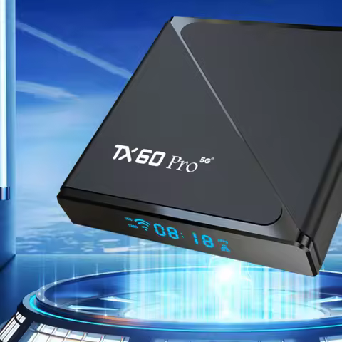 Android 16 Smart TV Box TX60 Pro 16G 256G Media Player 14K 2.4G/5G Dual WiFi Set Top Box WiFi6 Mali-G31 Android Box with Remote