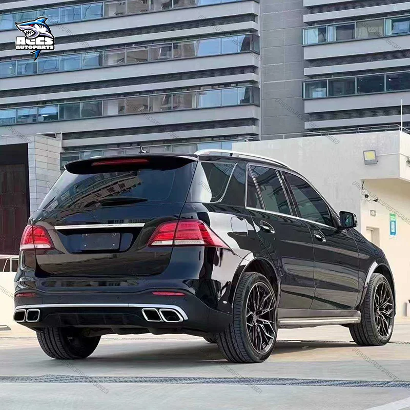 New Arrived Car Body Kit for Mercedes ml W164 Upgrade 2019 W166 GLE63 AMG Car Bumpers Fenders Hood Taillight W164 Headlight view 6
