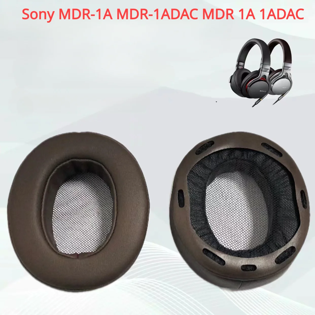 Сменные амбушюры, амбушюры, подушки для наушников SONY MDR-1A 1ADAC 1A, Белковая мягкая кожаная амбушюра, чехол для наушников