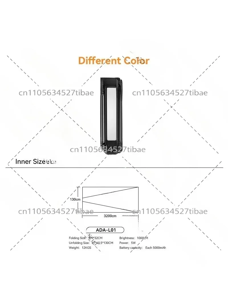 Overland Magnetic Extended Camping Light Outdoor Rechargeable Power Pack Portable Versatile Lighting for Camping