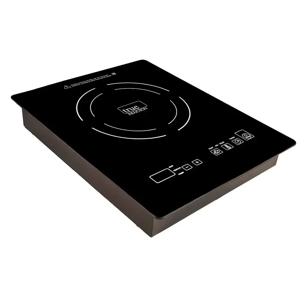 TI-1B 1750W UL858 Certified Energy Efficient Single Element Induction Cooktop, Black